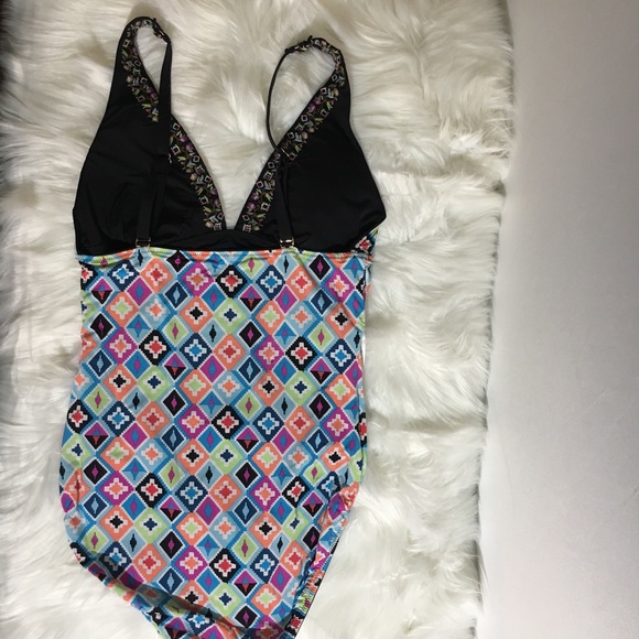 VERA BRADLEY Floral One-Piece Size L - Picture 4 of 8